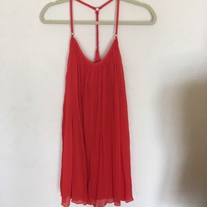 Abercrombie & Fitch Orange sleeveless shift dress